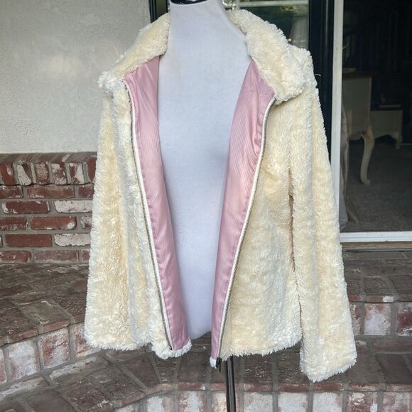 live • life by Sanctuary Faux Fur Lined Full Zip Jacket Women’s Large - Picture 5 of 11